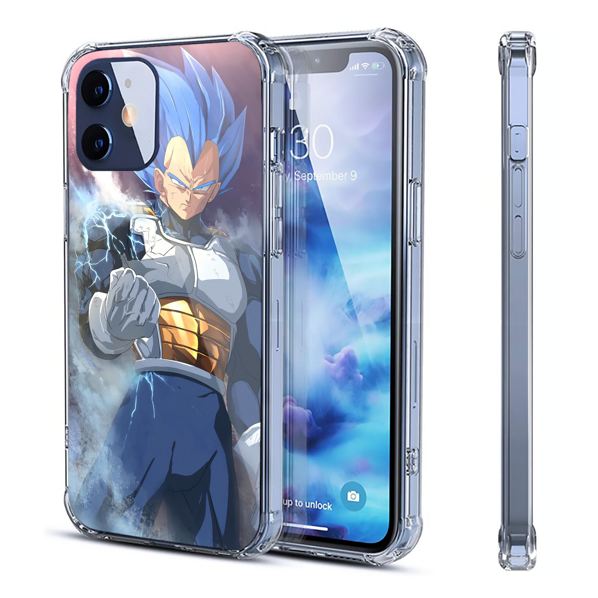 （画像用） ドラゴンボール DRAGON BALL 【iPhone 12シリーズ対応】透明スマホケース（クリアソフトケース）